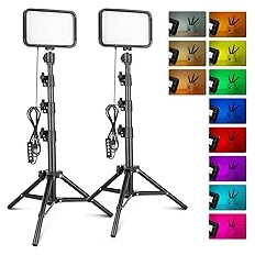 Torjim RGB Video Lighting w/ Adjustable Tripod
